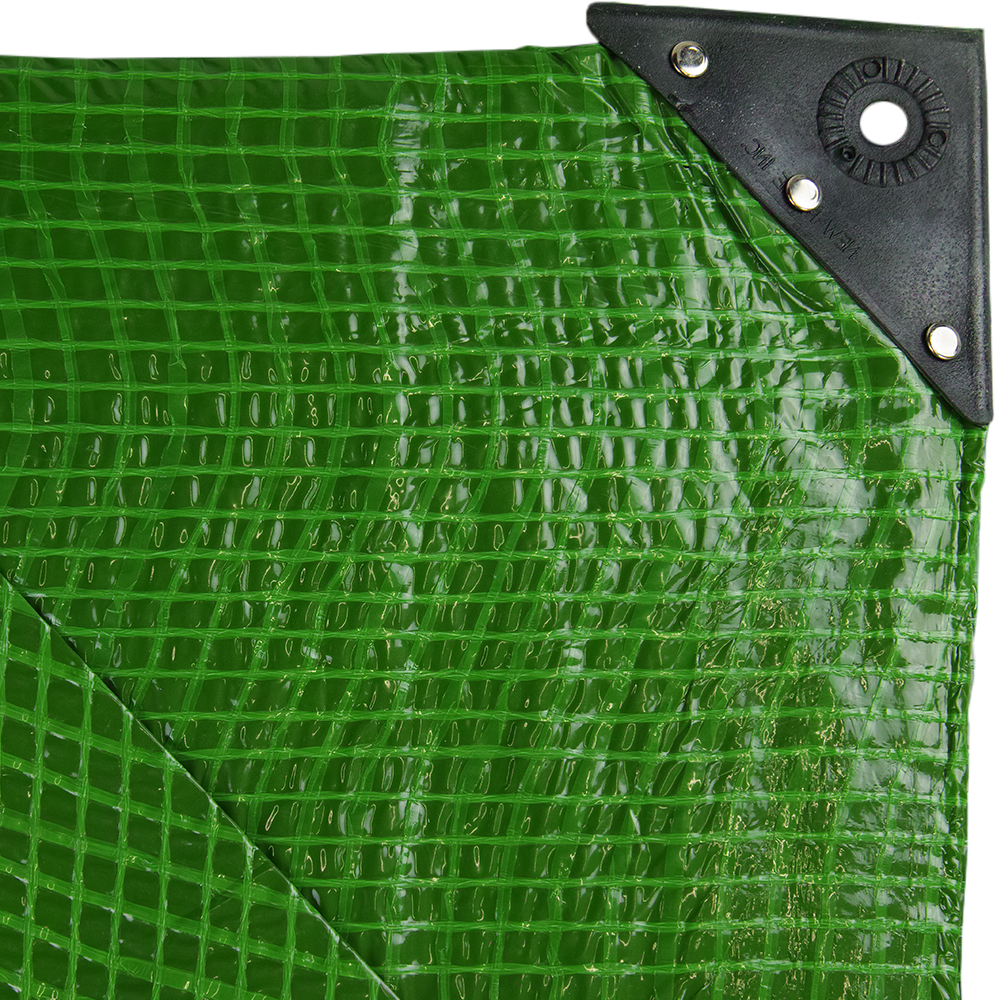 GroundMaster 170gsm Green Mono Cover Tarpaulins