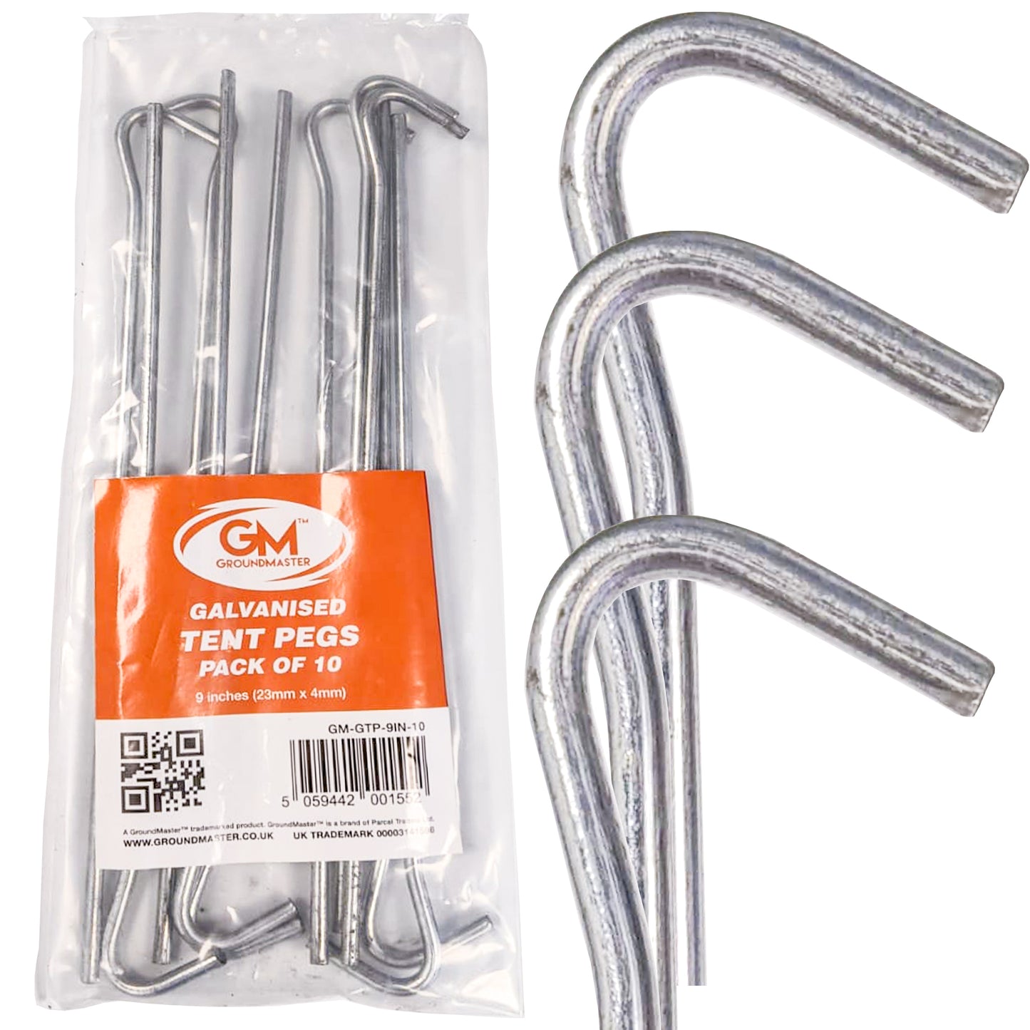 GroundMaster Galvanised Tent Pegs