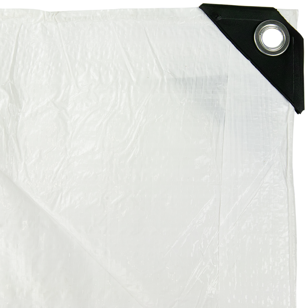 GroundMaster 110gsm Standard White Tarpaulins
