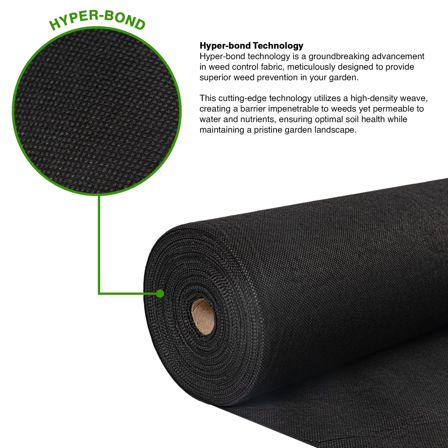 Weed Fabric 50gsm 1m x 100m