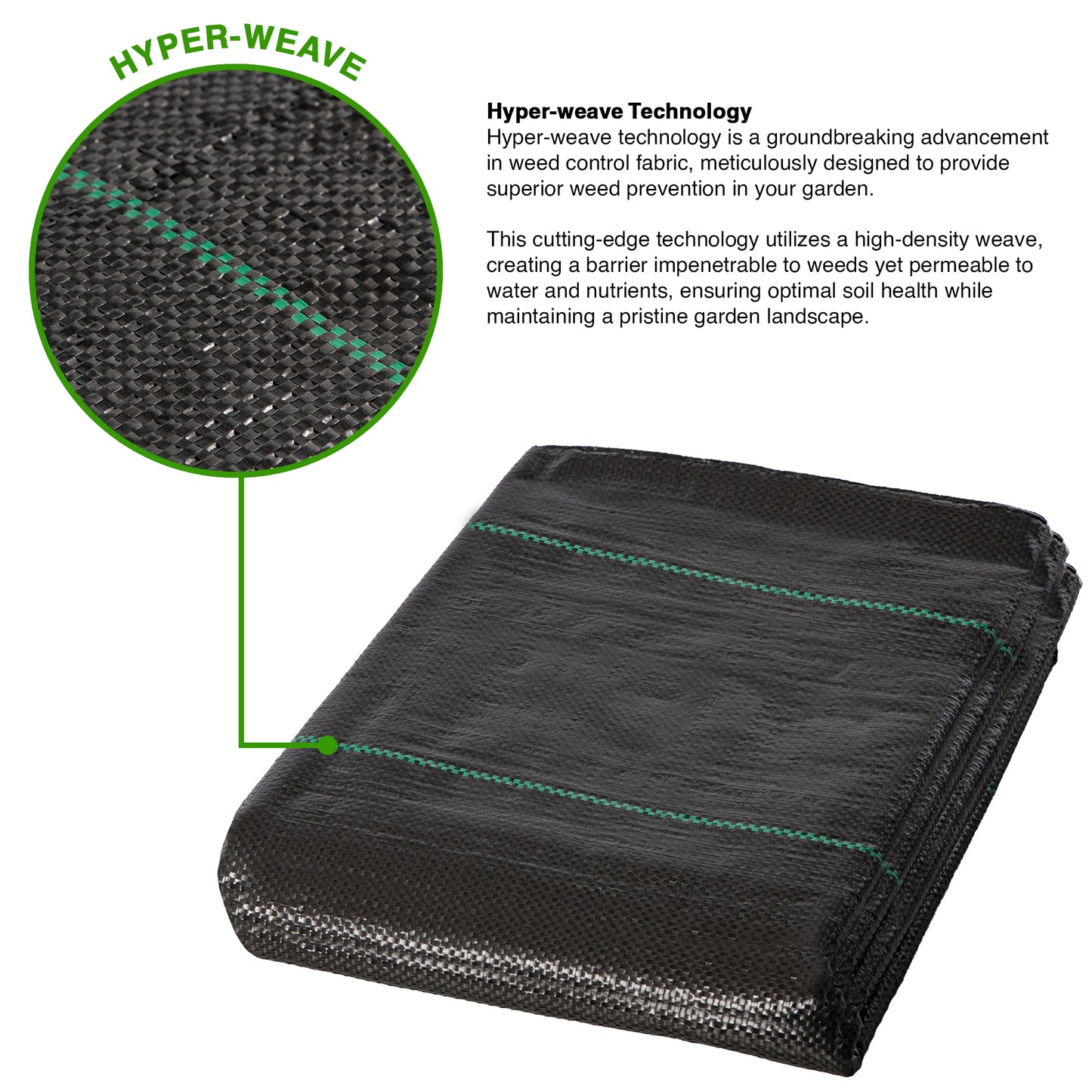 Weed Fabric 100gsm 1m x 10m