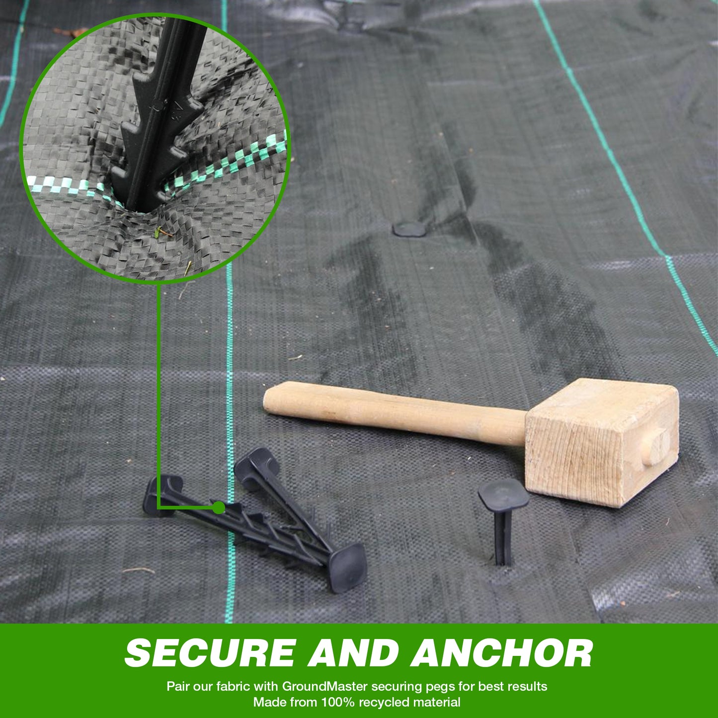 Weed Fabric 100gsm 1m x 20m