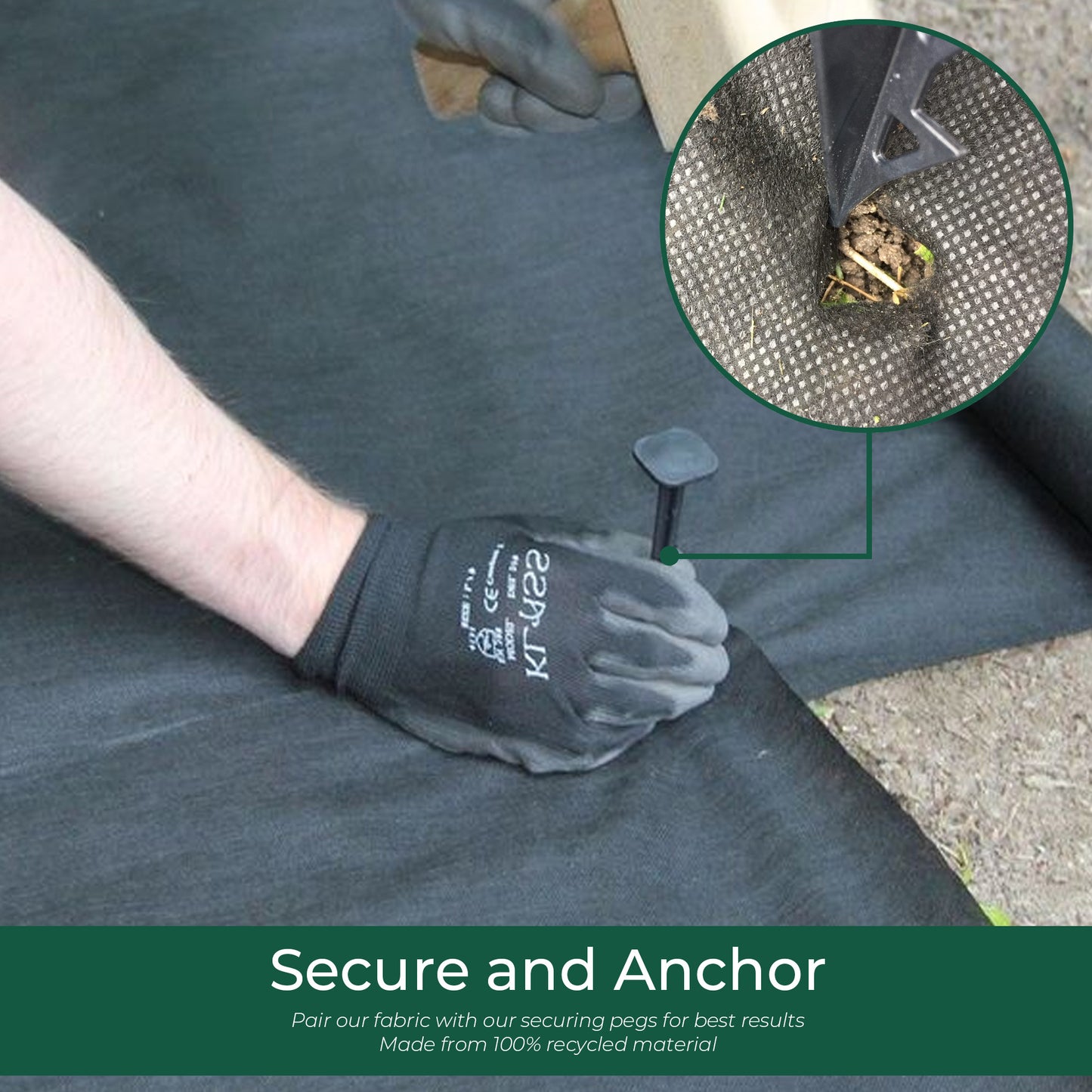 Weed Fabric 50gsm 1m x 10m