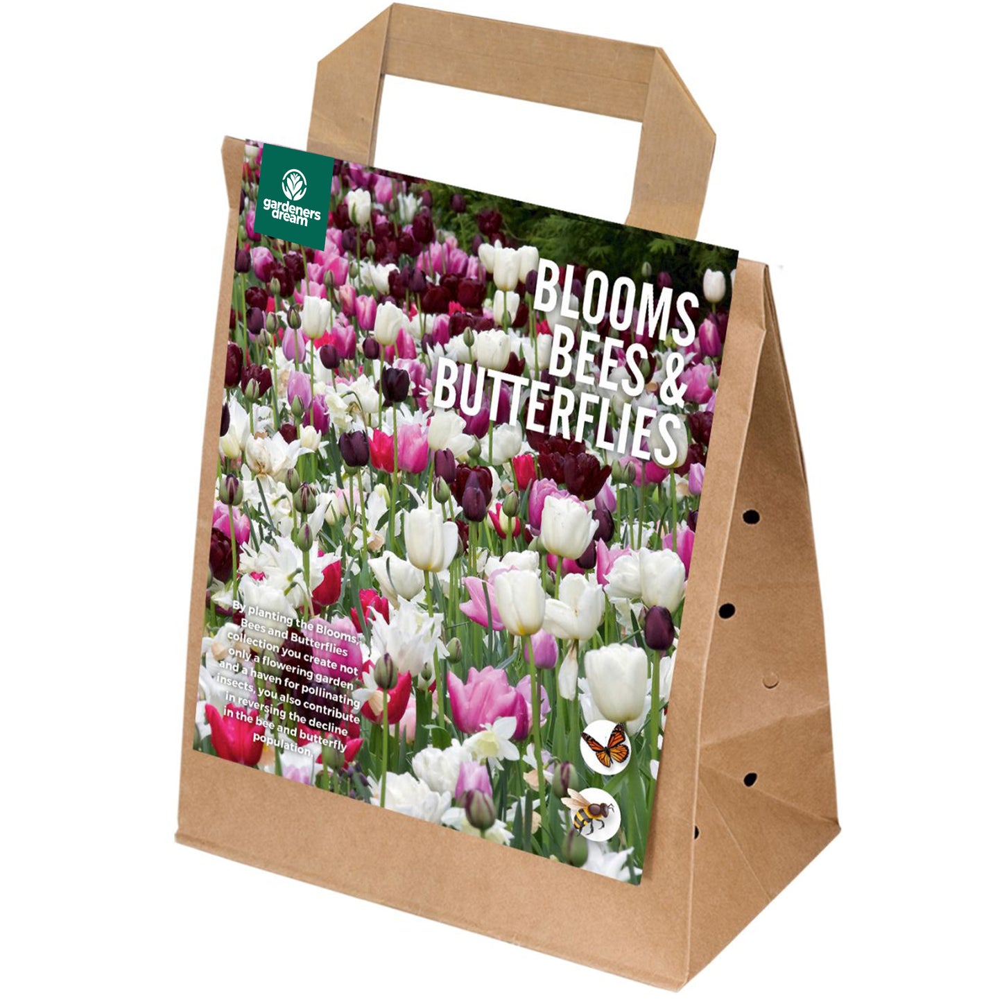 Blooms, Bees & Butterflies - Pink Shades (Pack of 25)