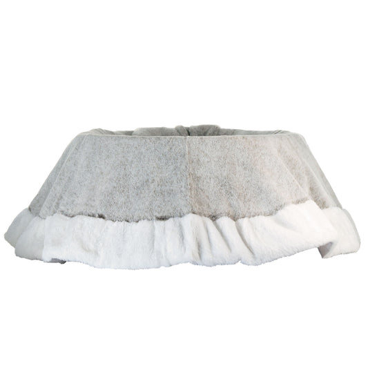 Tree Skirt - Faux Fur (Grey)