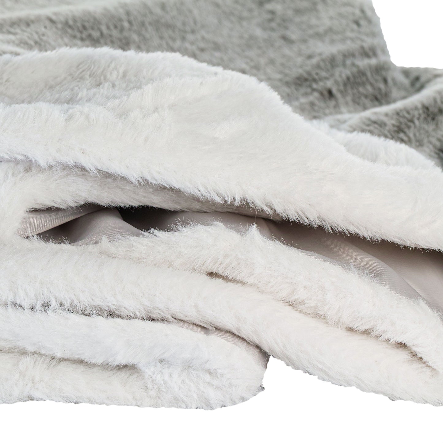 Tree Skirt - Faux Fur (Grey)