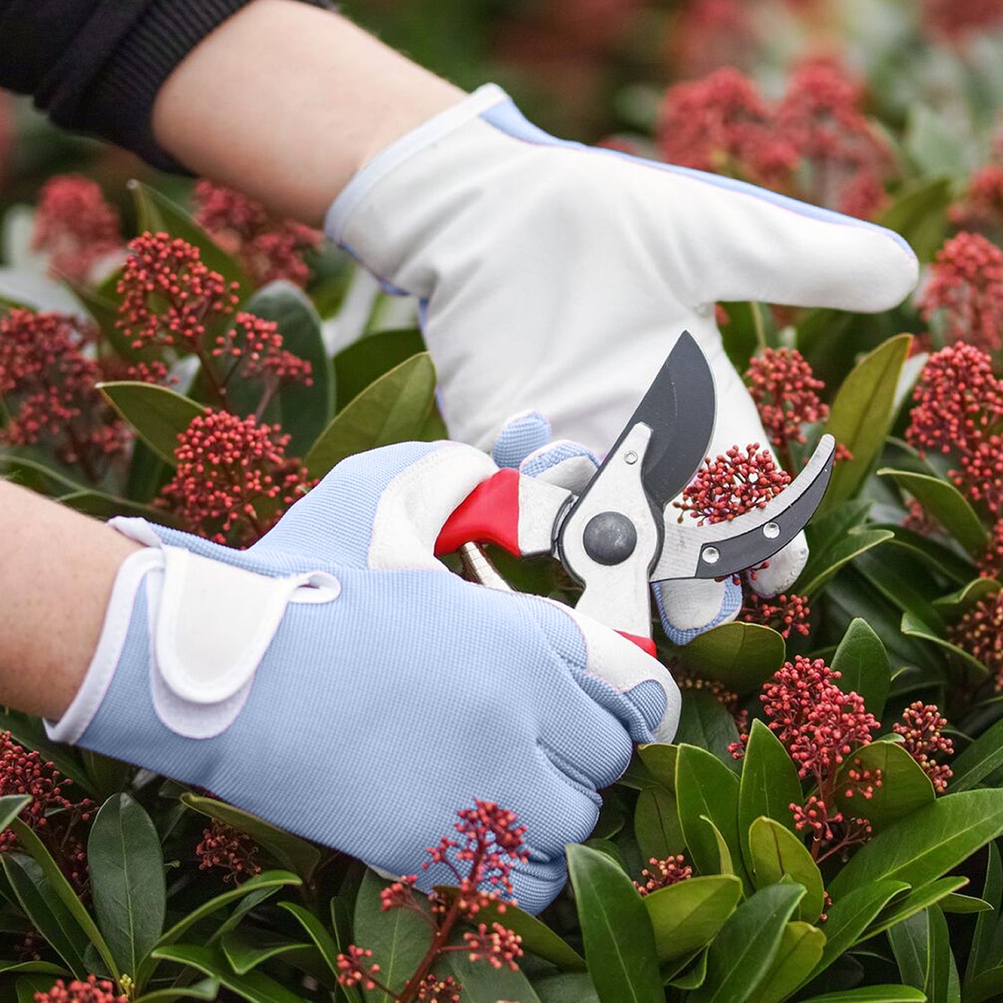 Comfy Gardener Gloves - Arctic Blue - Medium