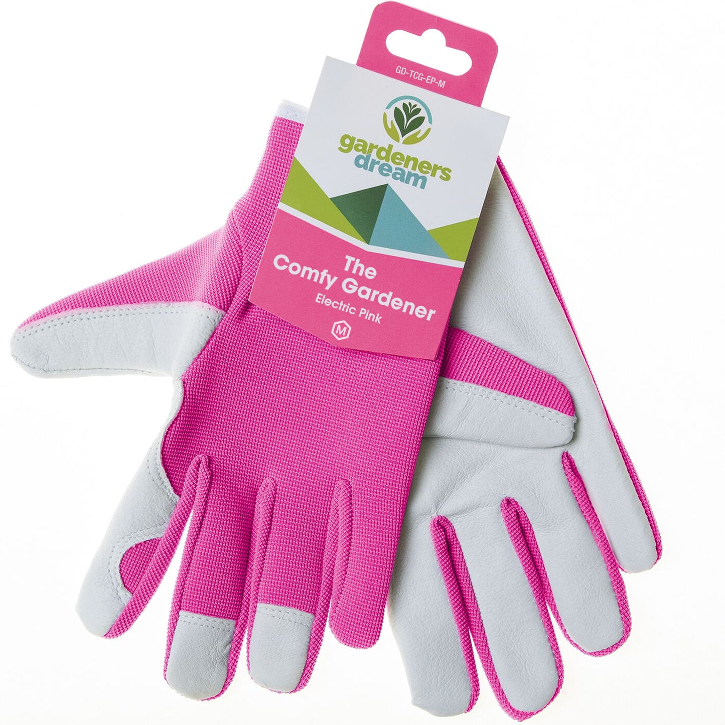 Comfy Gardener Gloves - Electric Pink - Medium