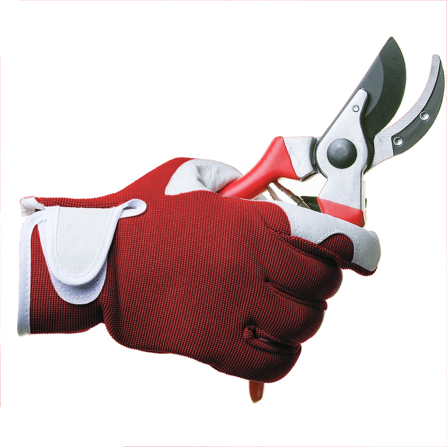 Comfy Gardener Gloves - Ruby Red - Medium