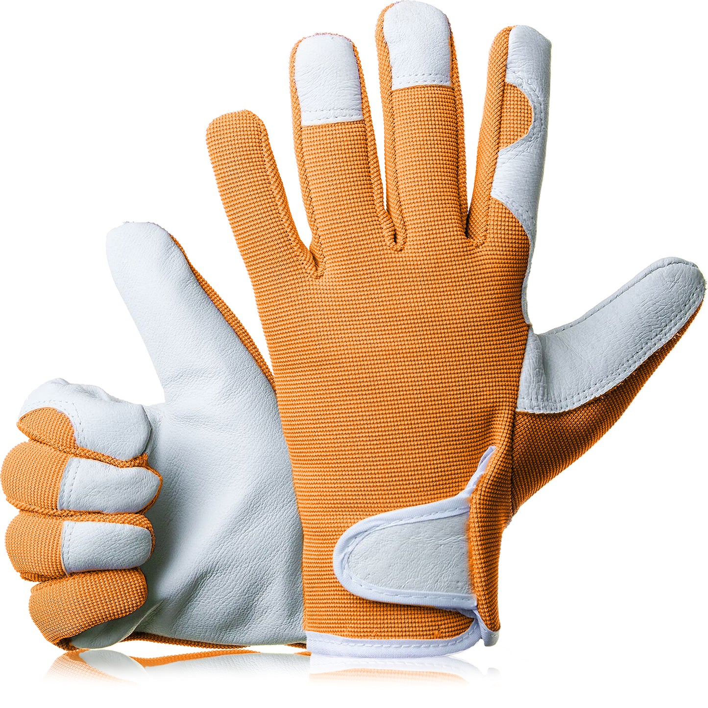 Comfy Gardener Gloves - Sunset Orange - Medium