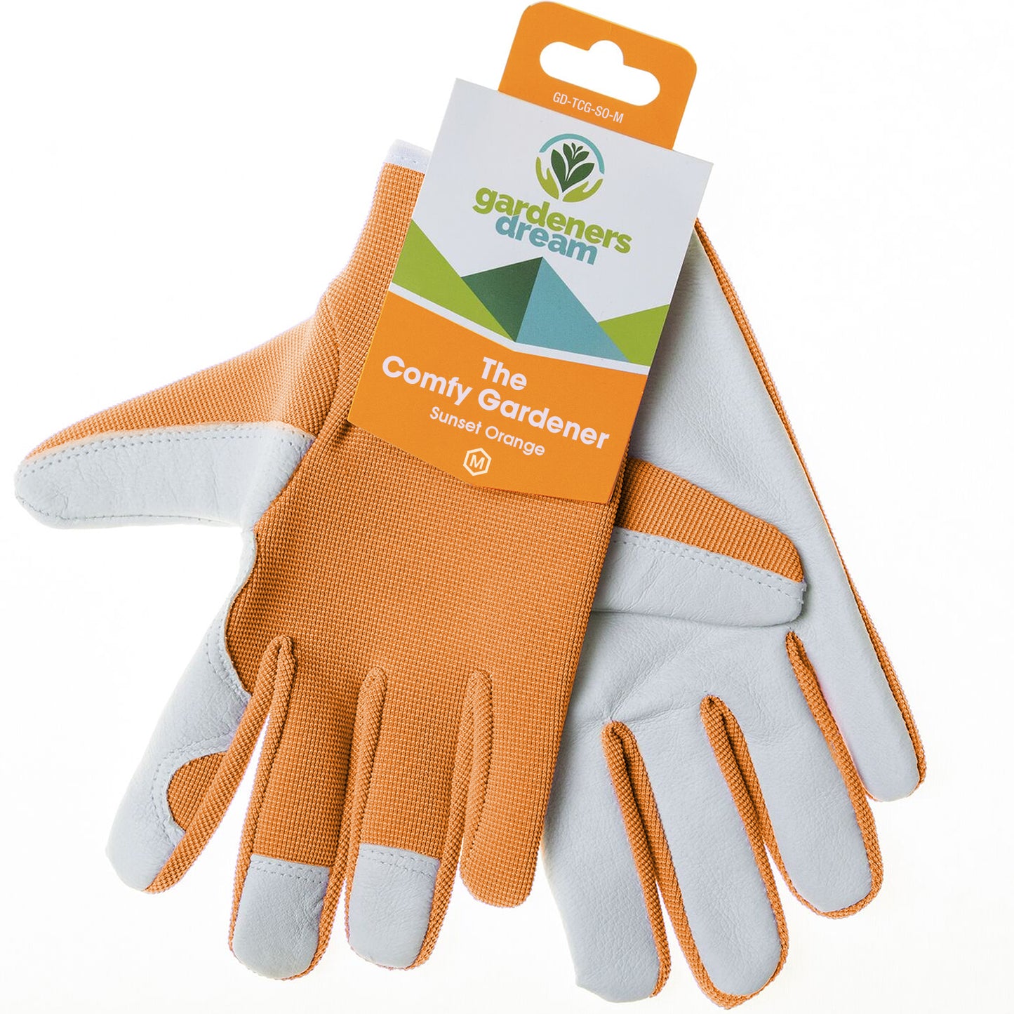 Comfy Gardener Gloves - Sunset Orange - Medium