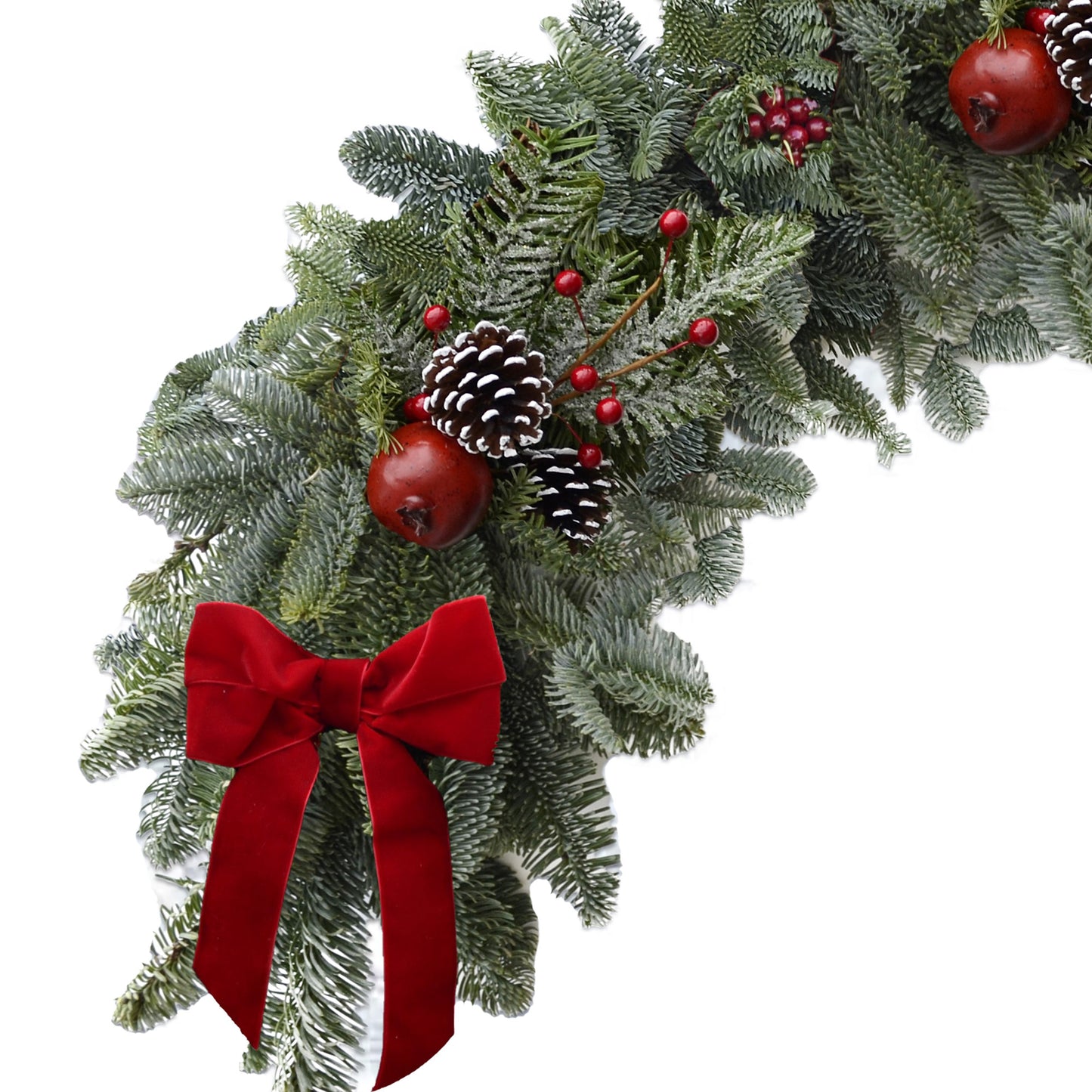 Luxury Decorated Christmas Garland (Merry, 100cm)