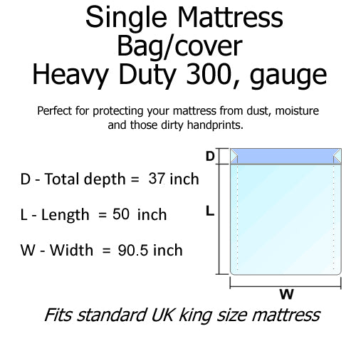 5 x 3FT Single Mattress cover