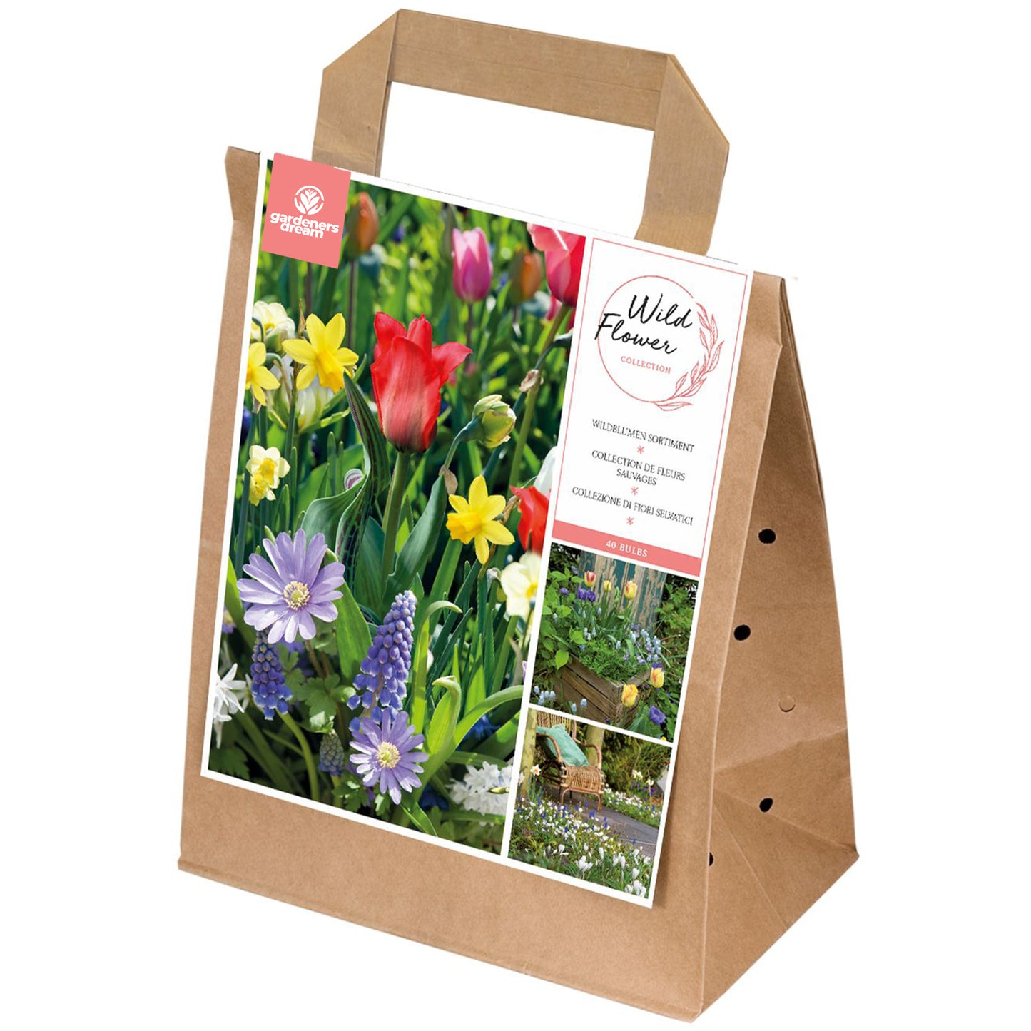 Spring Collection - Wild Flowers (Pack of 40)