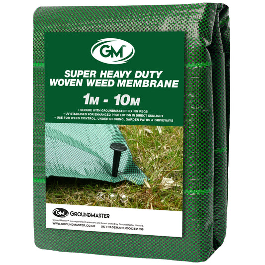 GroundMaster 125gsm Super Heavy Duty Weed Control Fabric