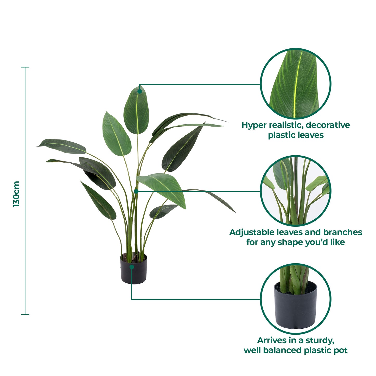 Gardeners Dream Artificial Strelitzia (Master)