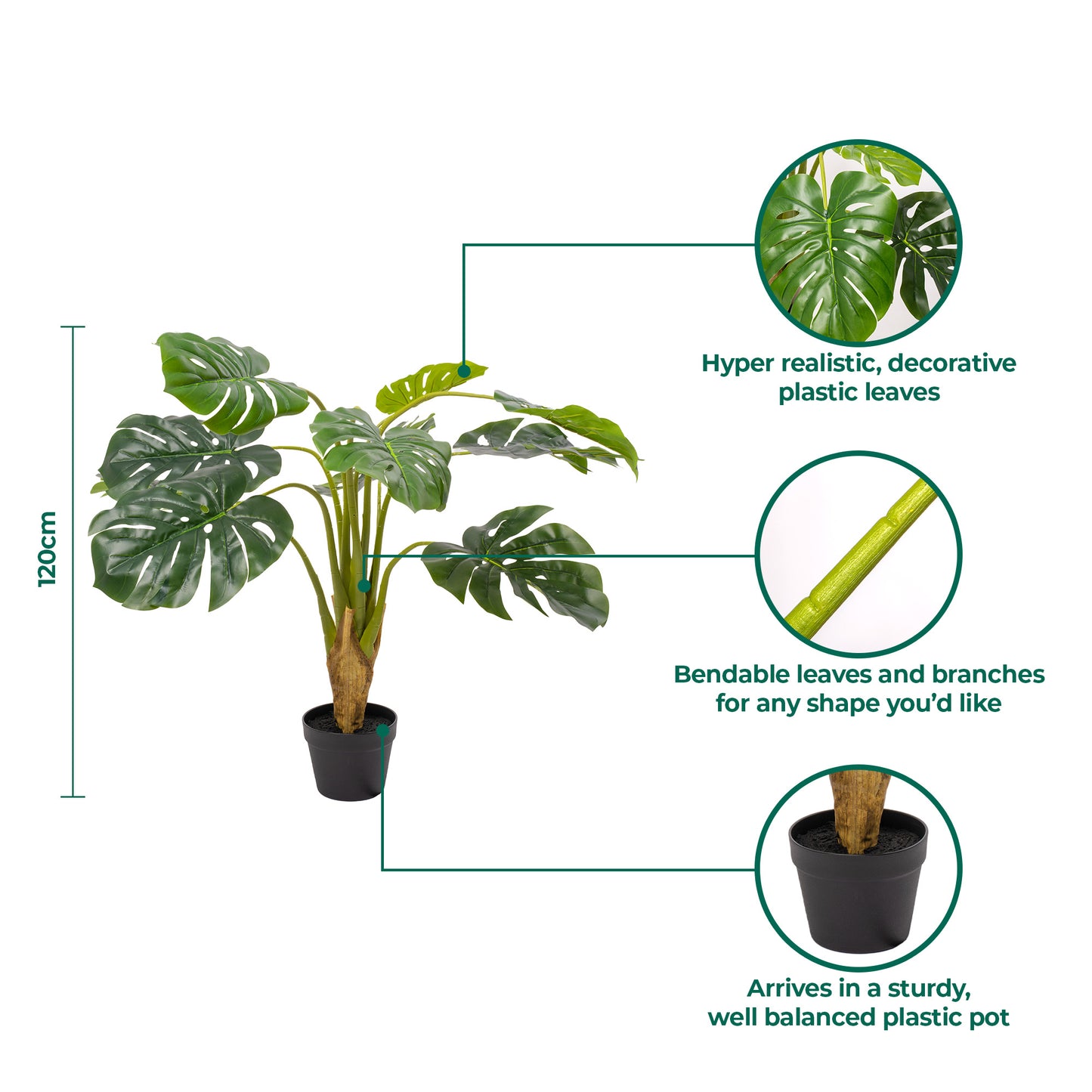 Gardeners Dream Artificial Monstera Deliciosa (Master)