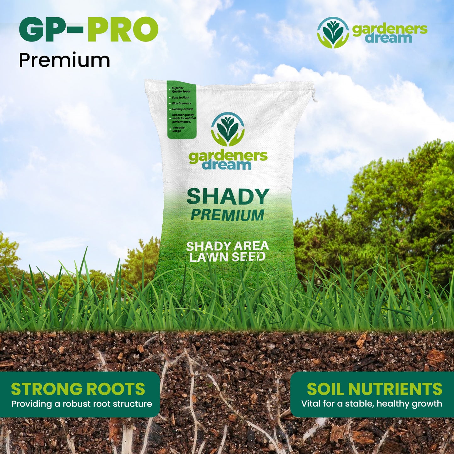 10KG Shady Lawn Grass Seed