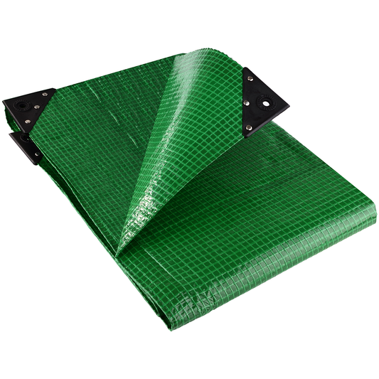 GroundMaster 170gsm Green Mono Cover Tarpaulins