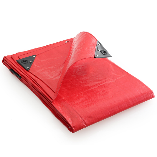 GroundMaster 200gsm Super Red Tarpaulins