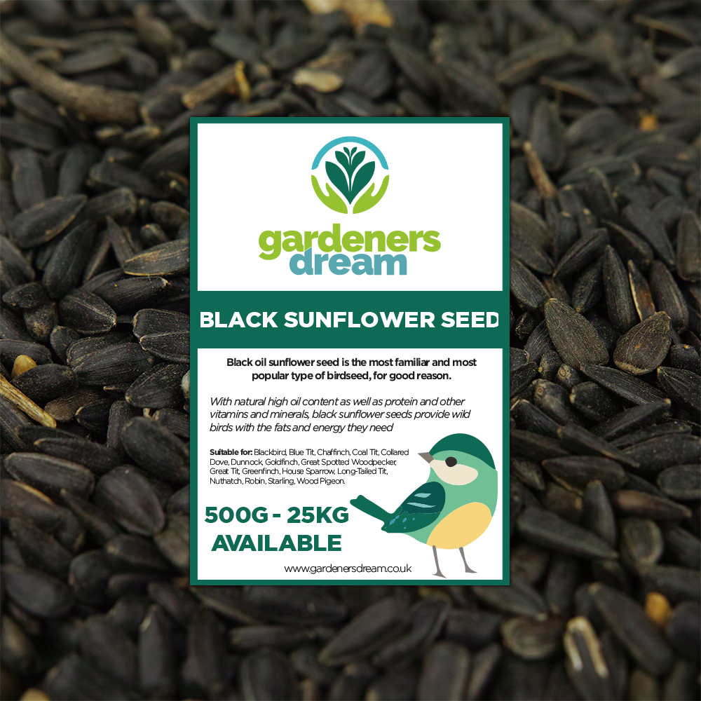 GardenersDream Black Oil Sunflower Seeds