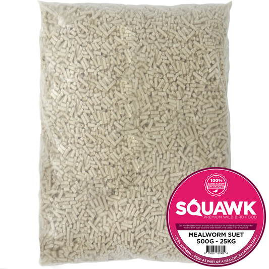 SQUAWK Mealworm Suet Pellets