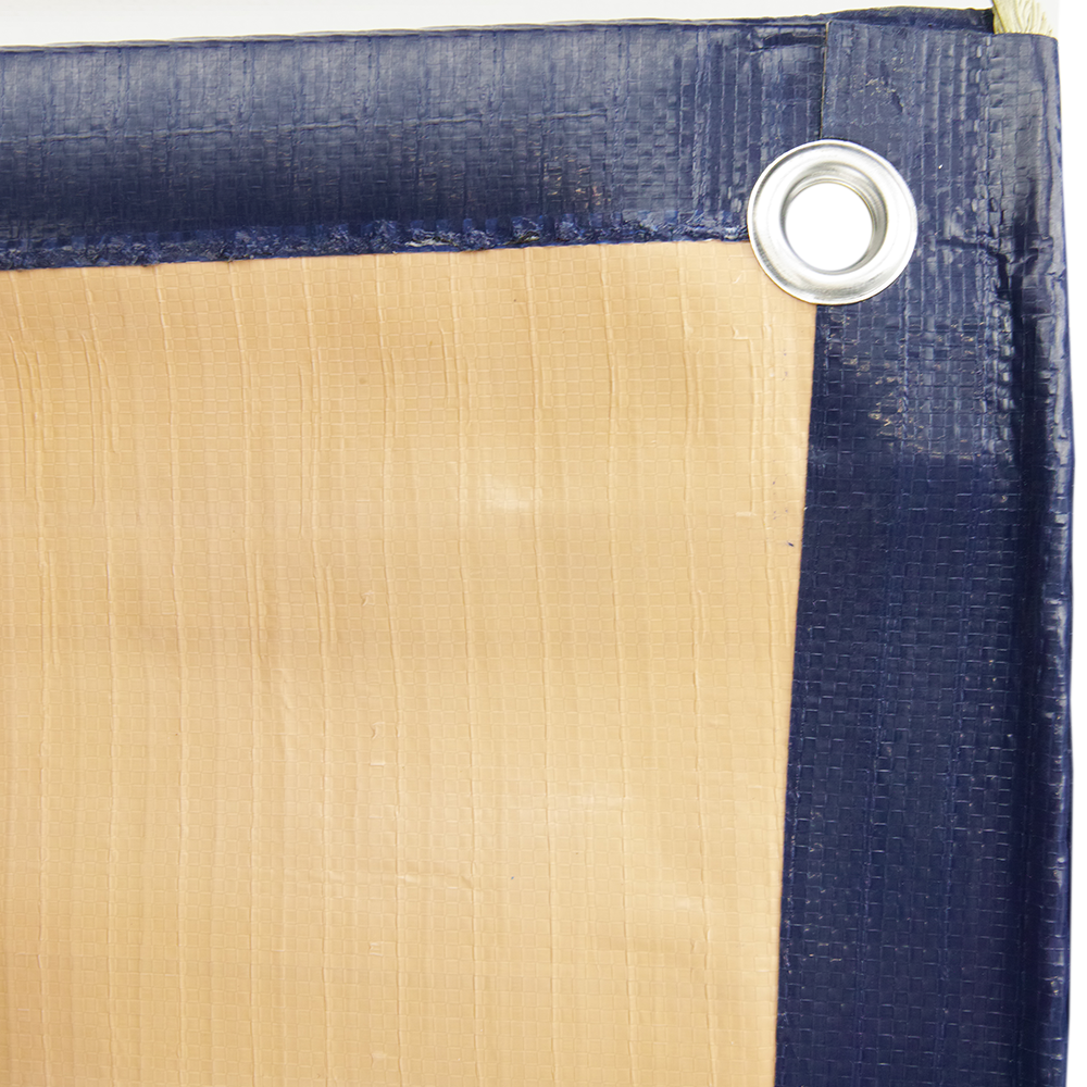 GroundMaster 350gsm Blue/Beige Tarpaulins