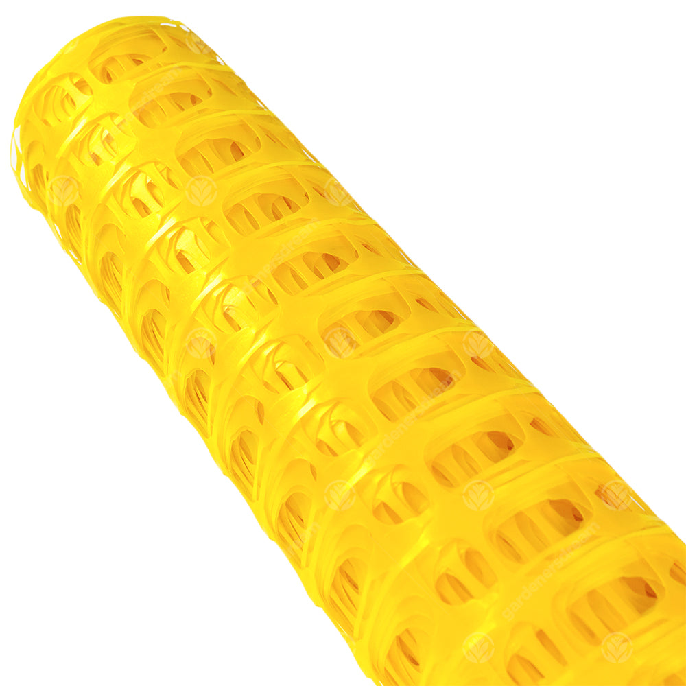 GardenersDream Barrier Fencing + Optional Pins (Yellow)