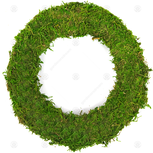 GardenersDream Padded Moss Effect Wreath Rings