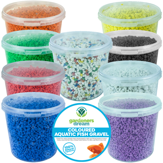 GardenersDream Coloured Aquatic Fish Gravel (Tub)