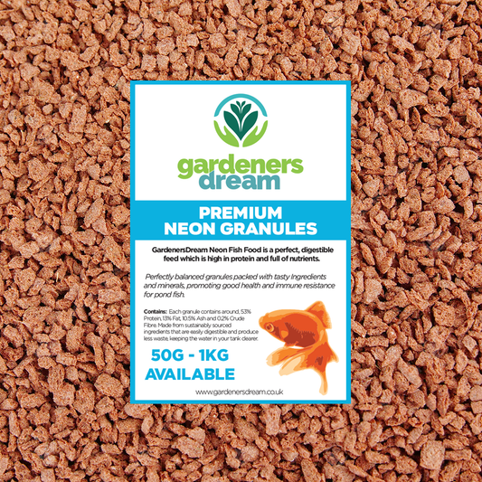 GardenersDream Neon Fish Food 1.2 - 1.5mm