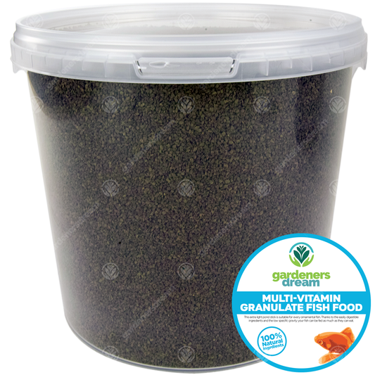 GardenersDream Multi-Vitamin Granulate Fish Food 1.2 - 1.5mm
