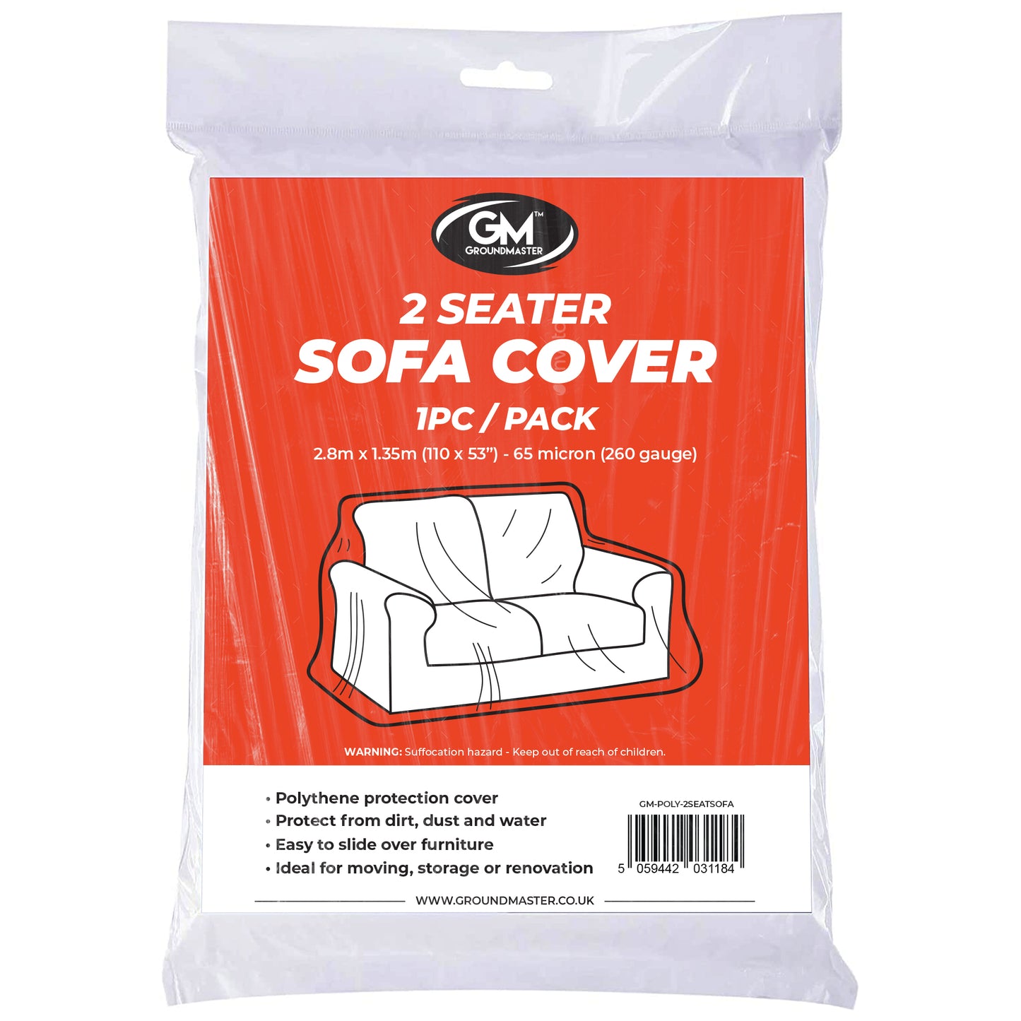 GroundMaster Polythene Seat Cover