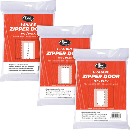 GroundMaster Polythene Zipper Door