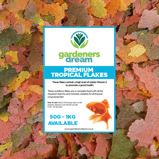 GardenersDream Tropical Flakes Fish Food