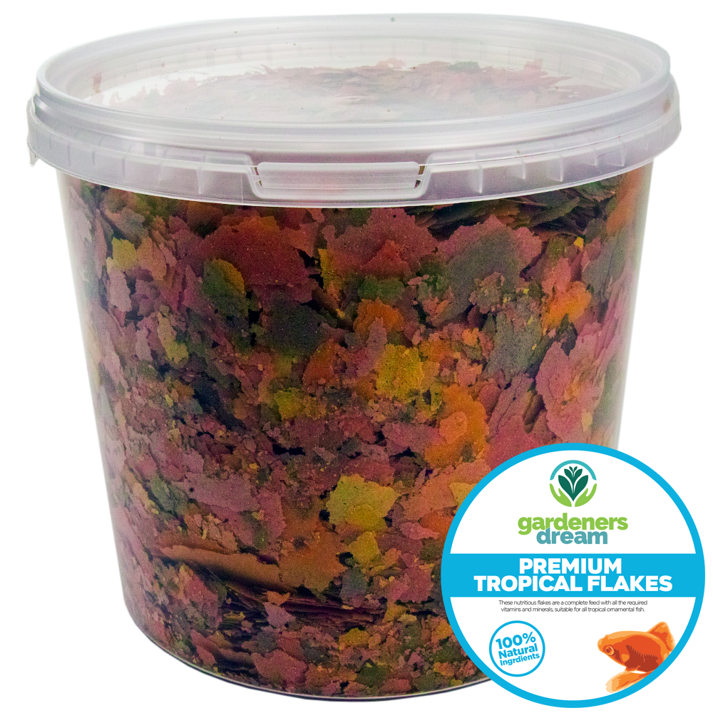 GardenersDream Tropical Flakes Fish Food