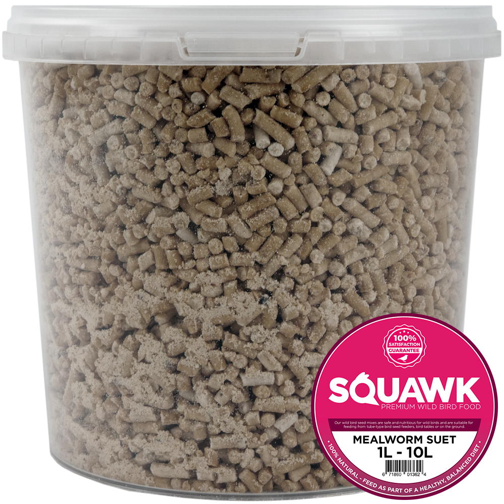 SQUAWK Mealworm Suet Pellets