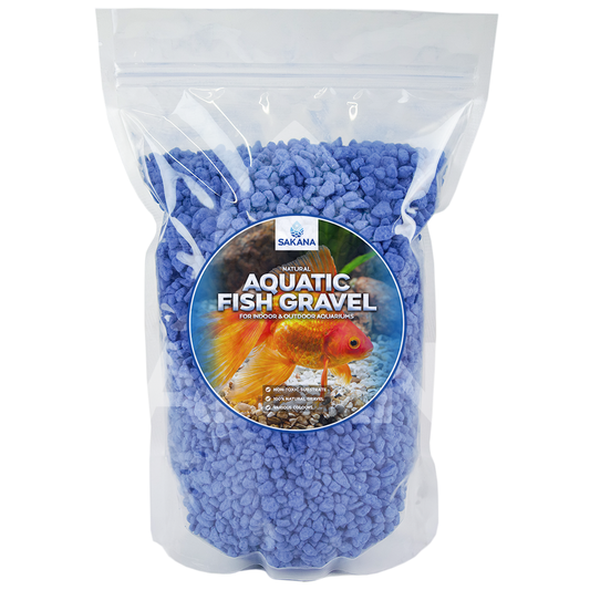 Sakana Coloured Aquatic Fish Gravel (Dark Blue)