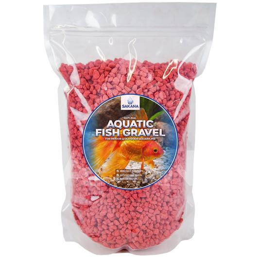 Sakana Coloured Aquatic Fish Gravel (Red)