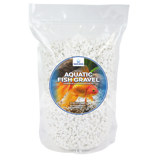 Sakana Coloured Aquatic Fish Gravel (White)