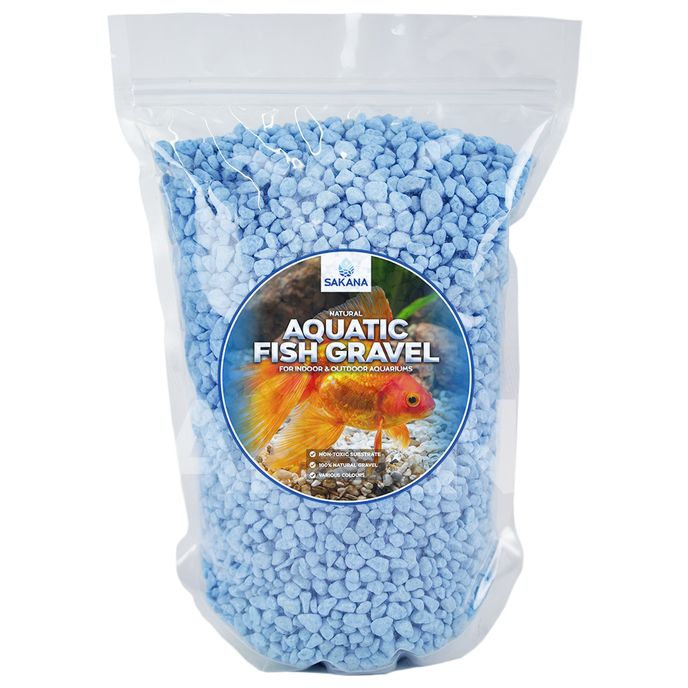 Sakana Fluorescent Aquatic Fish Gravel (Blue)