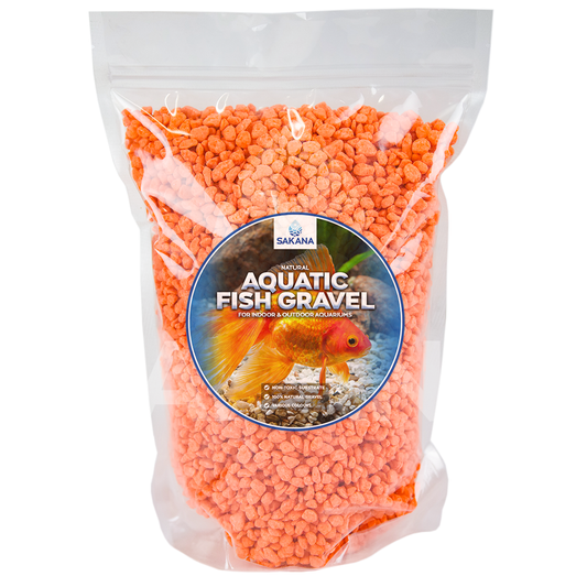 Sakana Fluorescent Aquatic Fish Gravel (Orange)