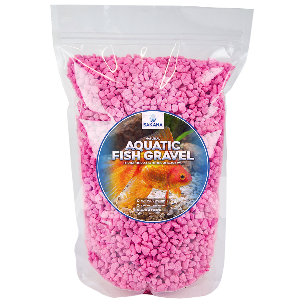 Sakana Fluorescent Aquatic Fish Gravel (Magenta)