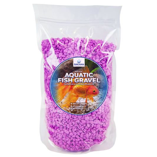 Sakana Fluorescent Aquatic Fish Gravel (Violet)