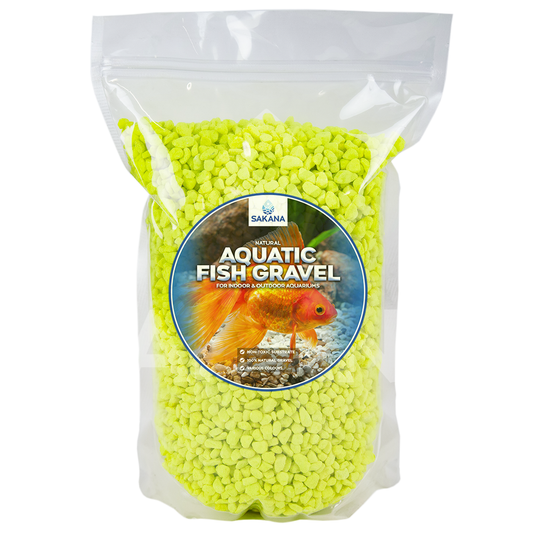 Sakana Fluorescent Aquatic Fish Gravel (Yellow)