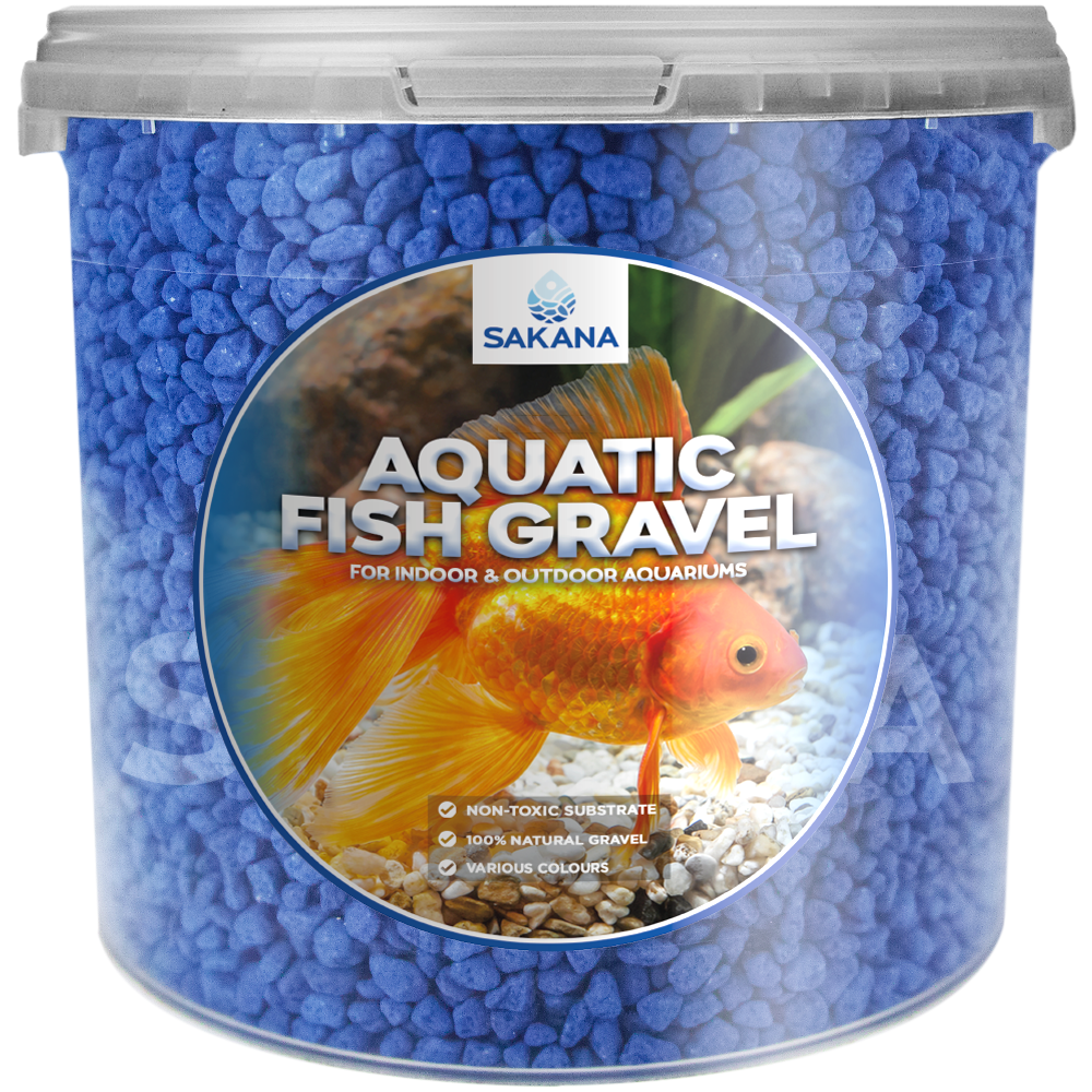 Sakana Coloured Aquatic Fish Gravel (Dark Blue)