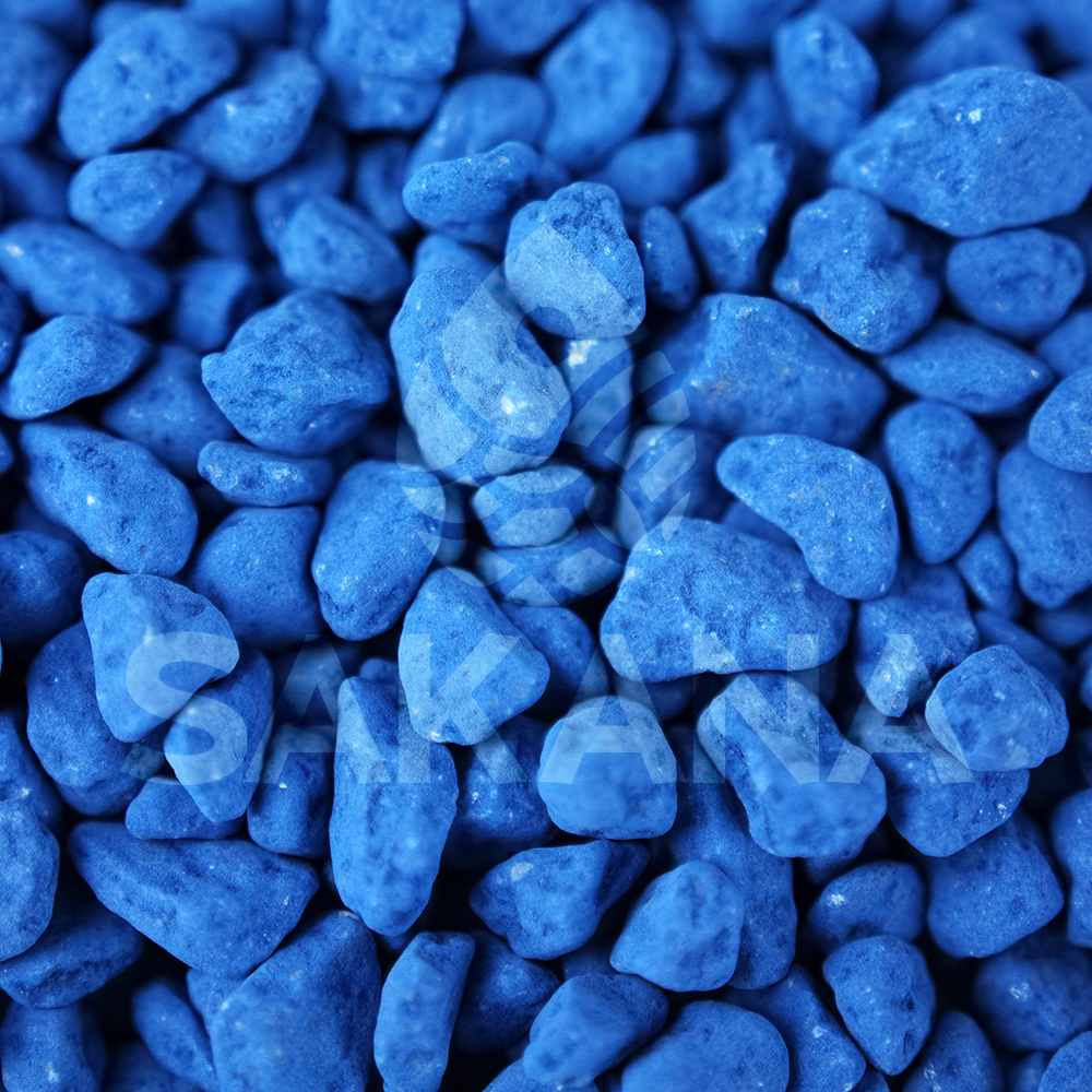 Sakana Coloured Aquatic Fish Gravel (Dark Blue)