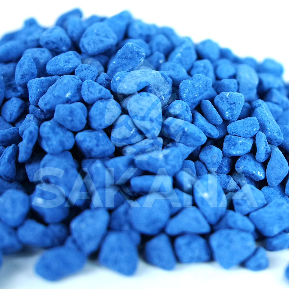 Sakana Coloured Aquatic Fish Gravel (Dark Blue)