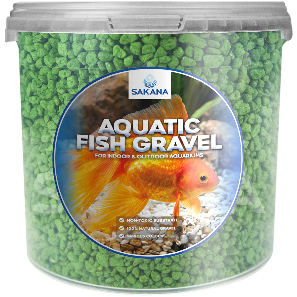 Sakana Coloured Aquatic Fish Gravel (Green)