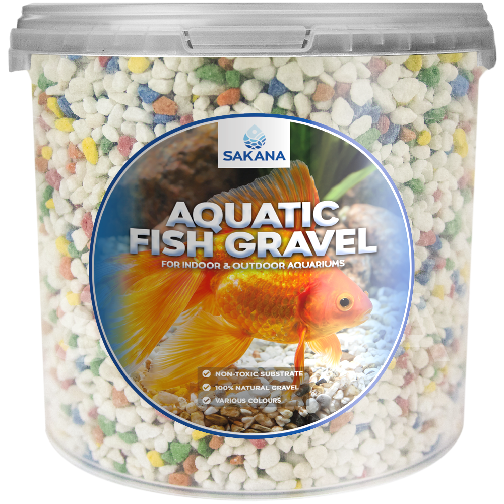 Sakana Coloured Aquatic Fish Gravel (Rainbow Mix)
